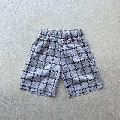 【hamomisi】Line harf pants(110~160)