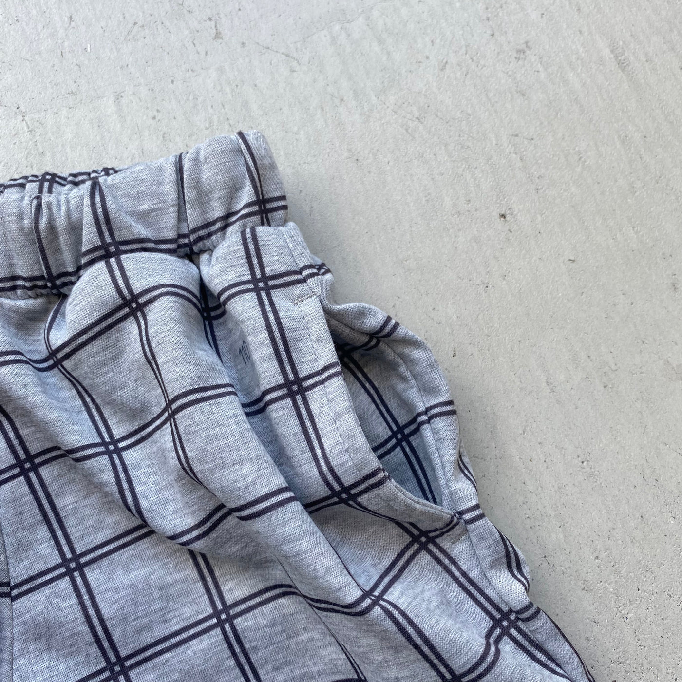 【hamomisi】Line harf pants(110~160)