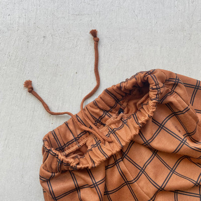 【hamomisi】Line harf pants(110~160)