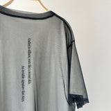 【ハモミシノオトナフク】Cotton Jersey T-Shirt × Tulle