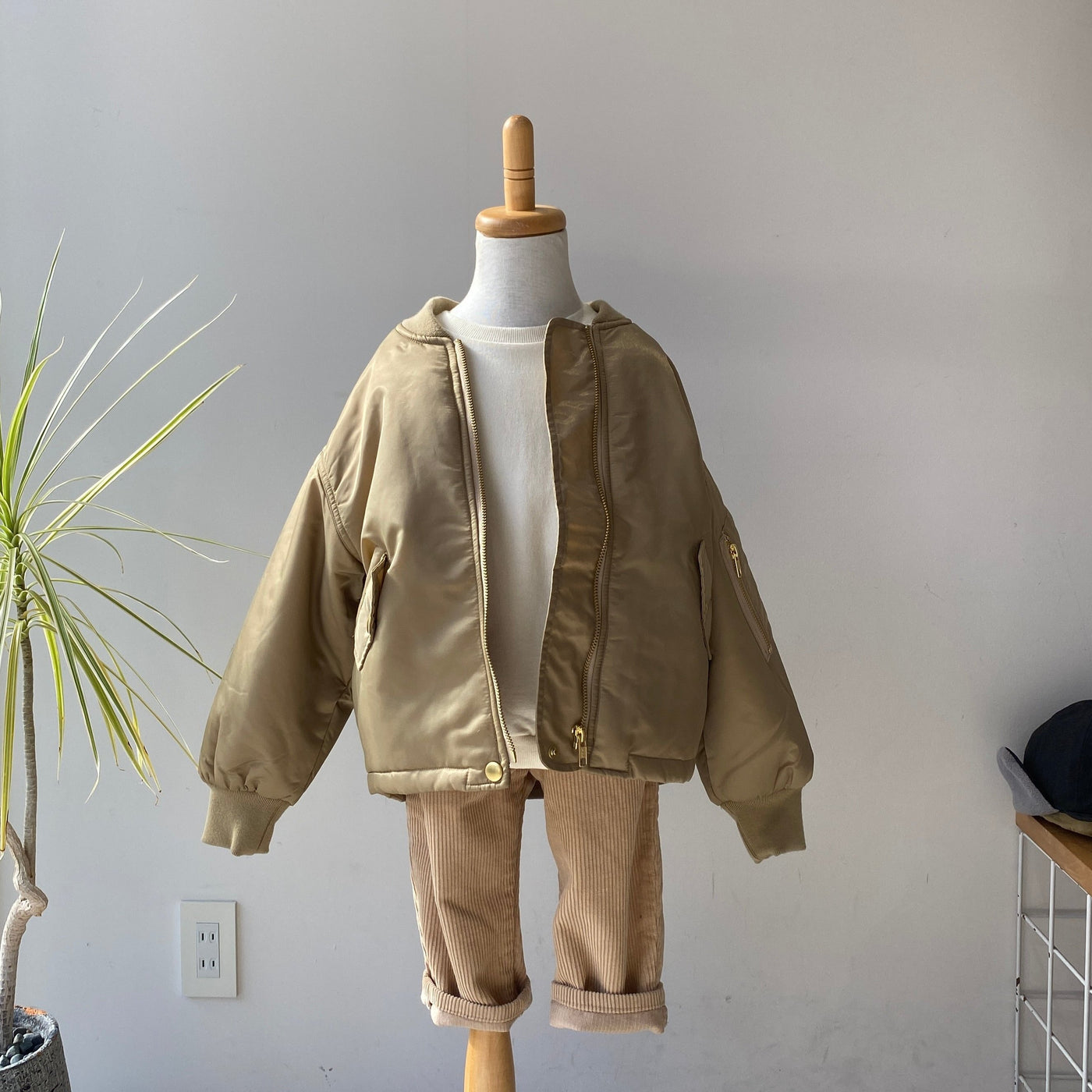 【hamomisi】kids MA-1 blouson(100~130)