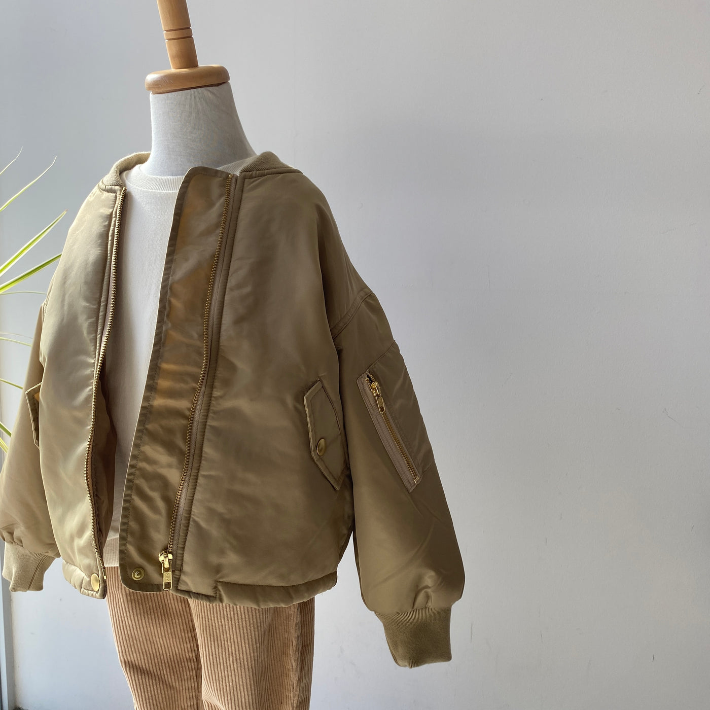 【hamomisi】kids MA-1 blouson(100~130)