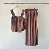 【ハモミシノオトナフク】Frill Bustier Top