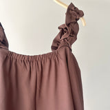 【ハモミシノオトナフク】Frill Bustier Top