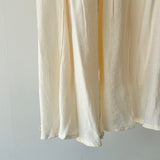 【ハモミシノオトナフク】Washed Poplin Pintuck Flare Skirt