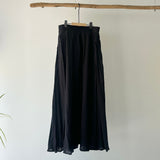 【ハモミシノオトナフク】Washed Poplin Pintuck Flare Skirt