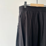 【ハモミシノオトナフク】Washed Poplin Pintuck Flare Skirt