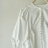 【ハモミシノオトナフク】Pearl Button Dolman Blouse