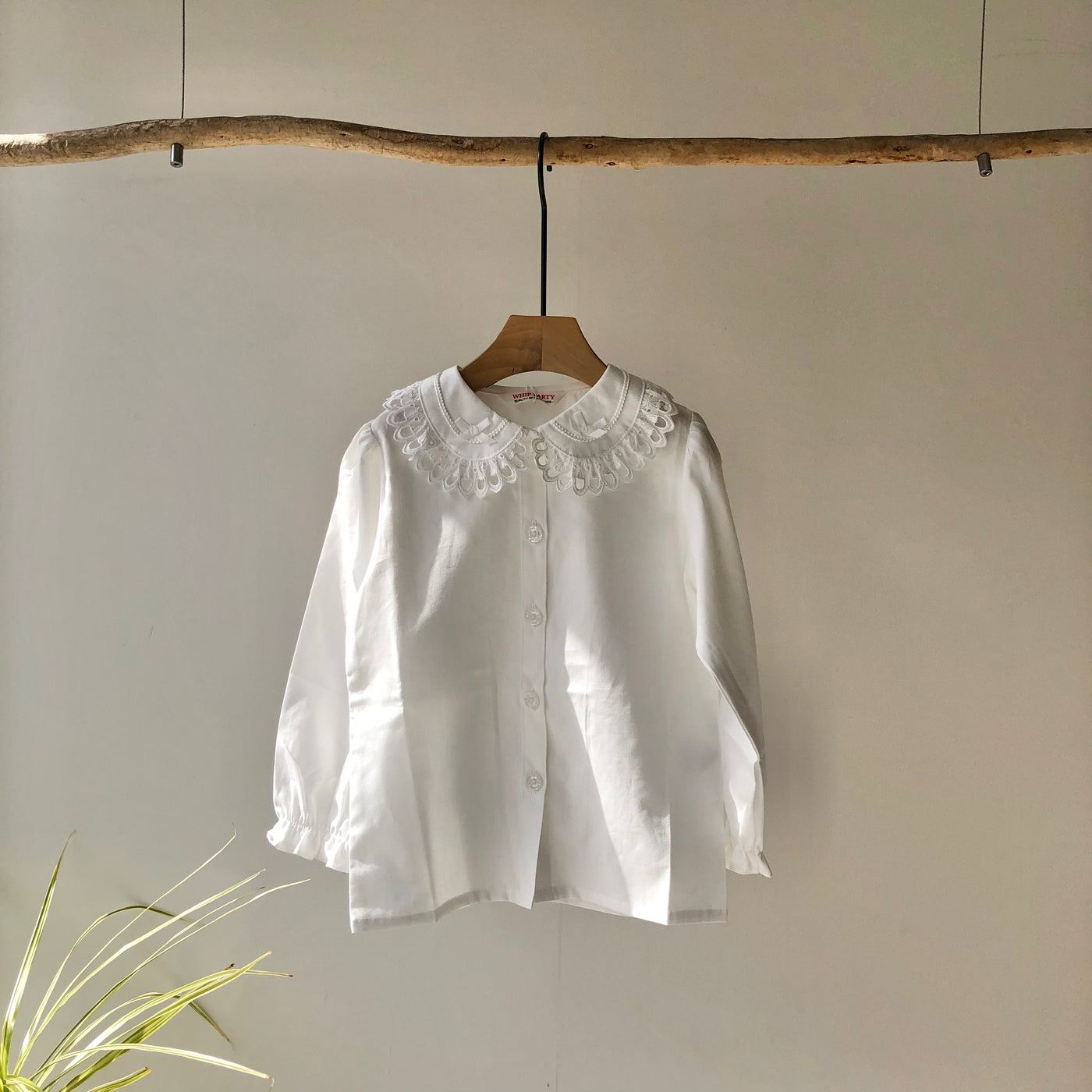 【hamomisi】Kids frilled blouse(110)