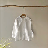 【hamomisi】Kids frilled blouse(110)