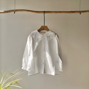 【hamomisi】Kids frilled blouse(110)