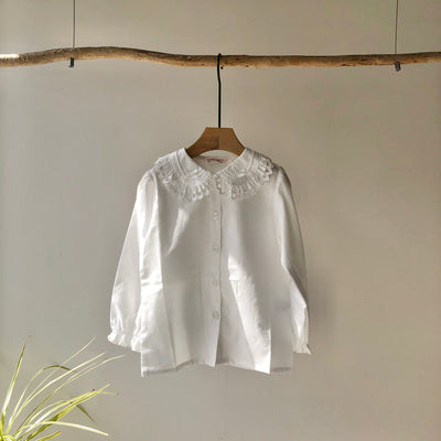 【hamomisi】Kids frilled blouse(110)
