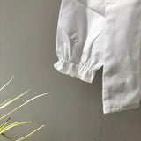 【hamomisi】Kids frilled blouse(110)