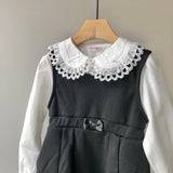 【hamomisi】Kids frilled blouse(110)