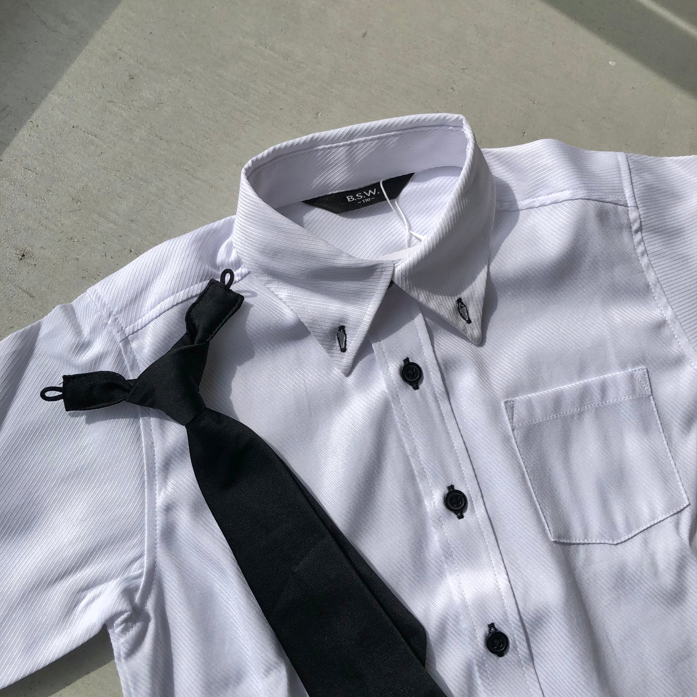 【hamomisi】Kids white shirt(110.120)