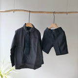 【hamomisi】Kids black shirt(110.130.140)