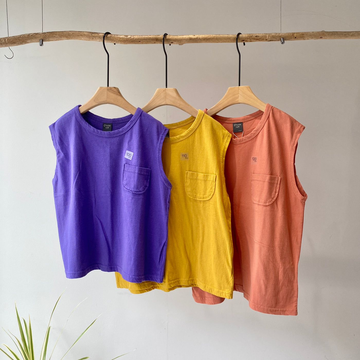 【hamomisi】Color tank(100~150)