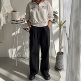 【ハモミシノオトナフク】Half Zip Sweatshirt