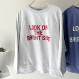 【ハモミシノオトナフク】Wide sleeve logo print PO