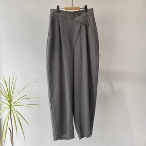 【ハモミシノオトナフク】Linen like wrap pants