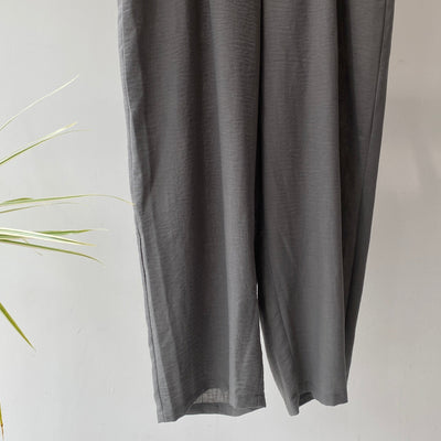 【ハモミシノオトナフク】Linen like wrap pants