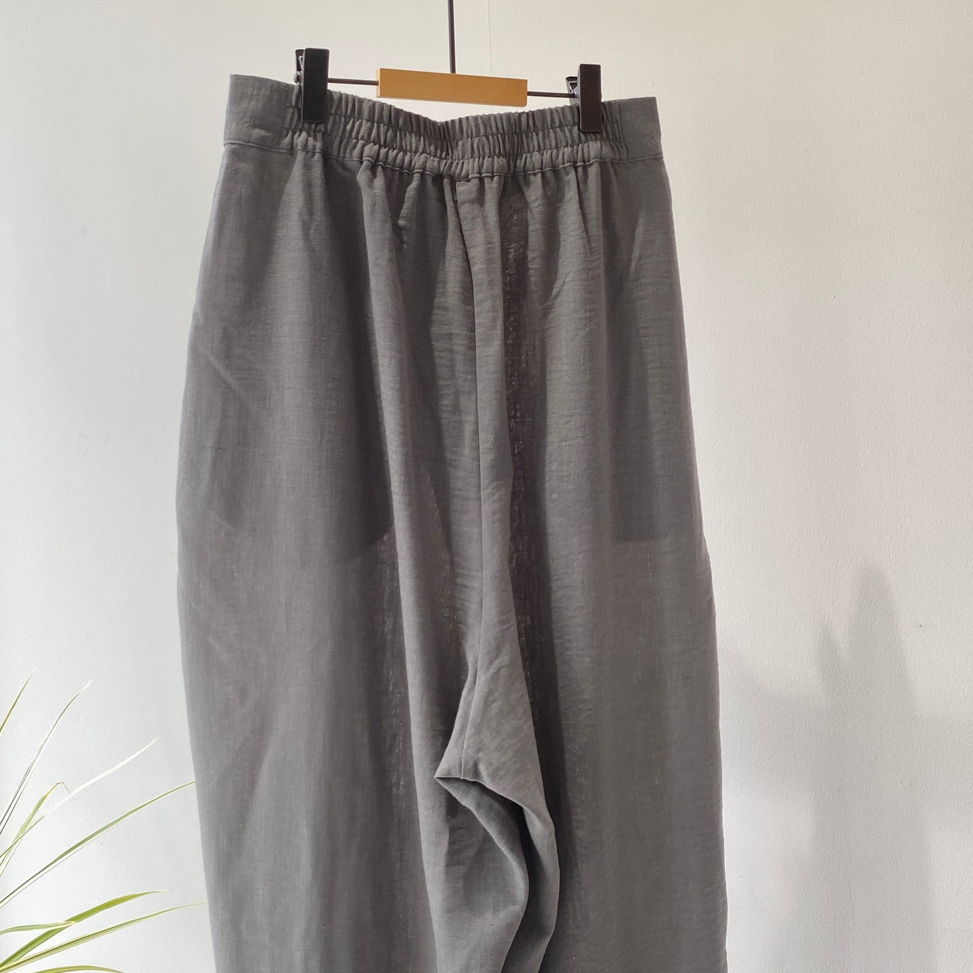 【ハモミシノオトナフク】Linen like wrap pants