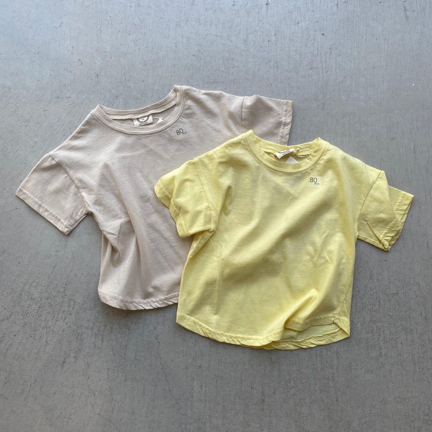 【hamomisi】Color T-shirt(80~120)