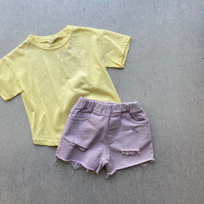 【hamomisi】Color T-shirt(80~120)