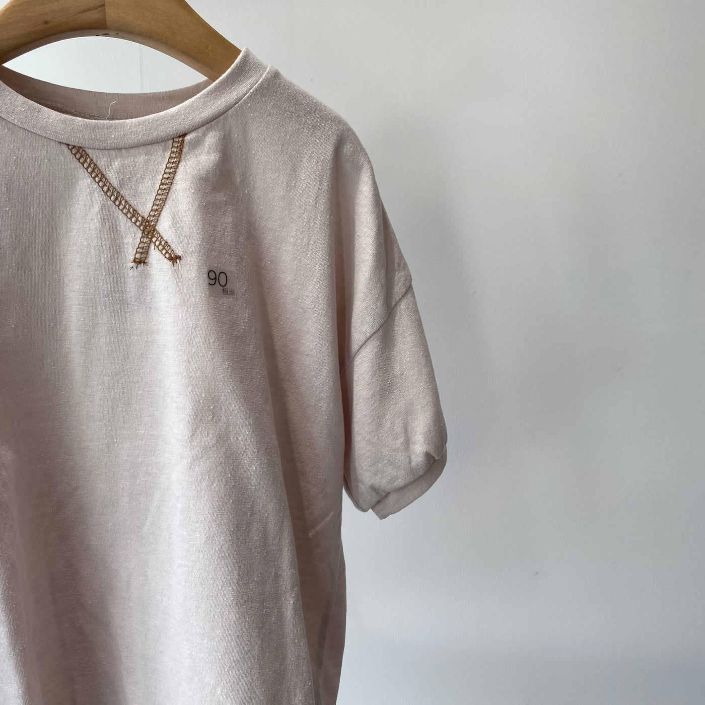 【hamomisi】Rib sleeve T-shirt(80~120)