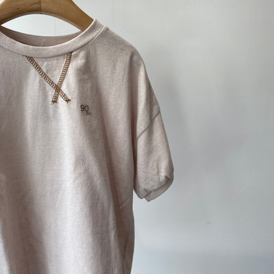 【hamomisi】Rib sleeve T-shirt(80~120)