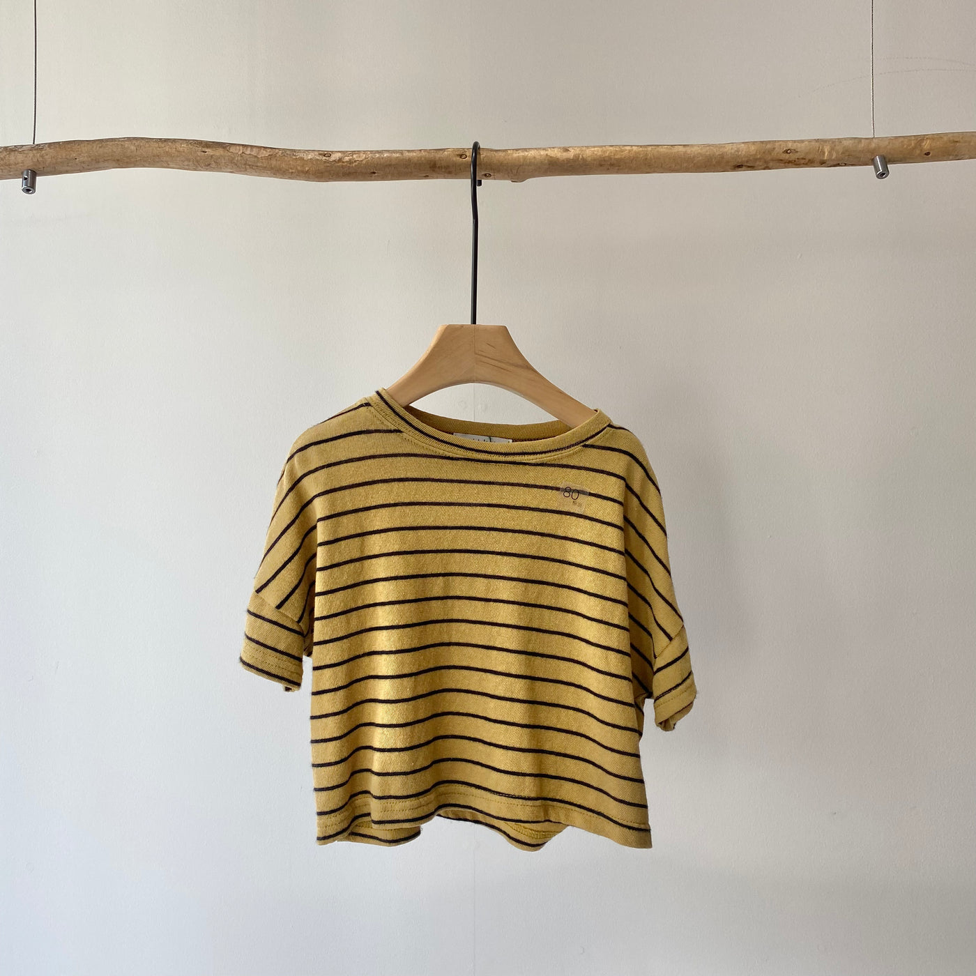 【hamomisi】Pile border t-shirt(80.100.120)