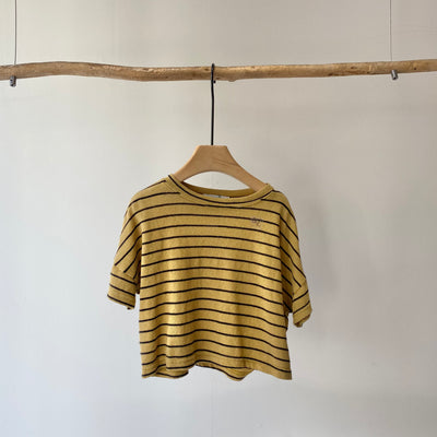 【hamomisi】Pile border t-shirt(80.100.120)