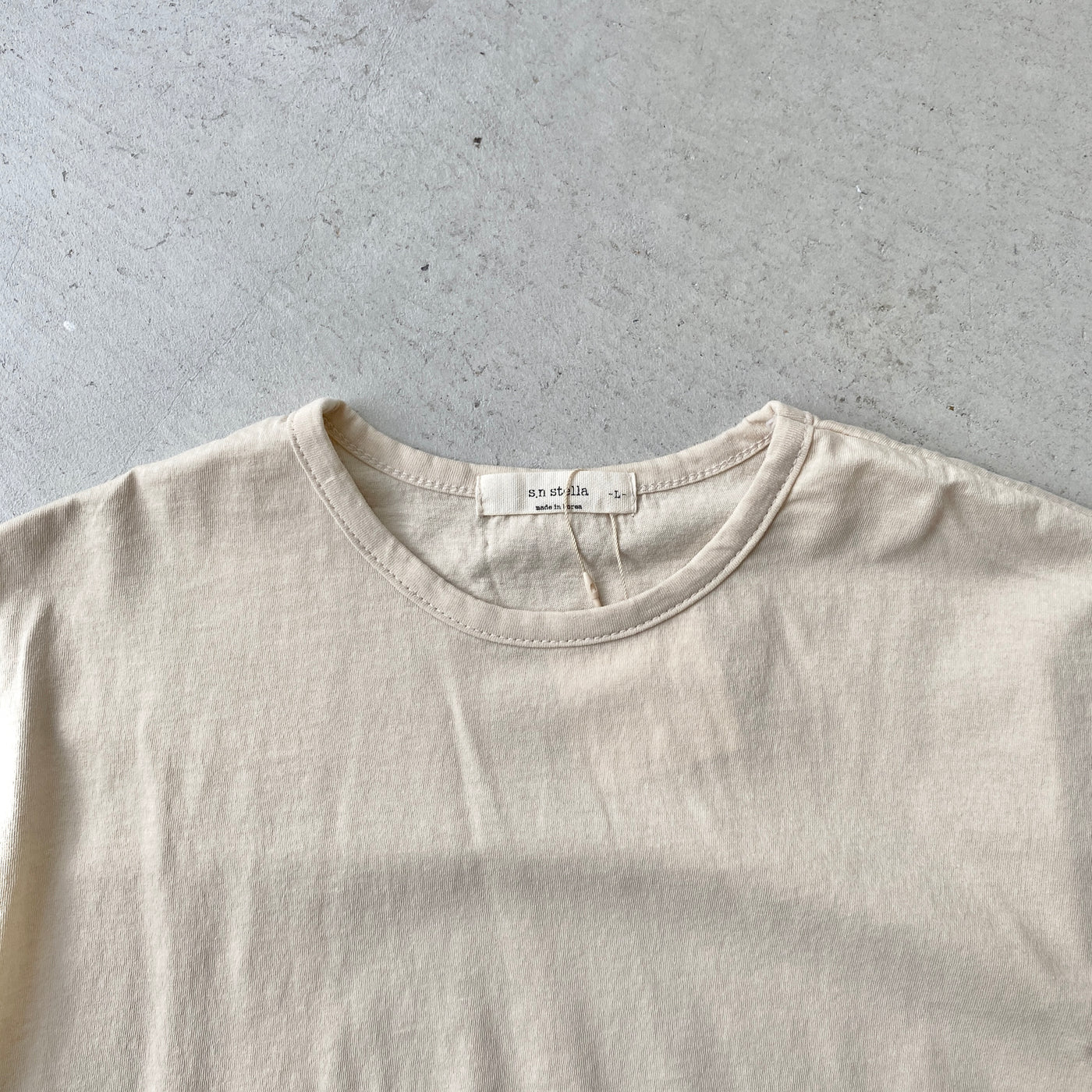 【hamomisi】Cotton Plain t-shirt(90~120)