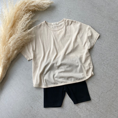 【hamomisi】Cotton Plain t-shirt(90~120)