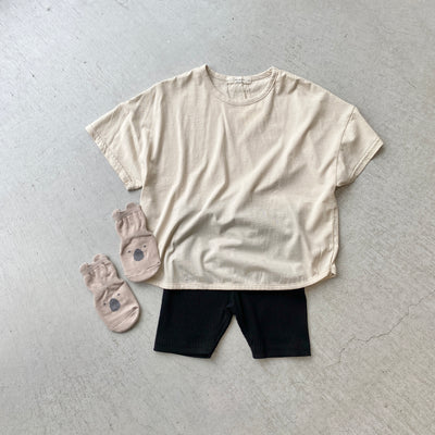 【hamomisi】Cotton Plain t-shirt(90~120)
