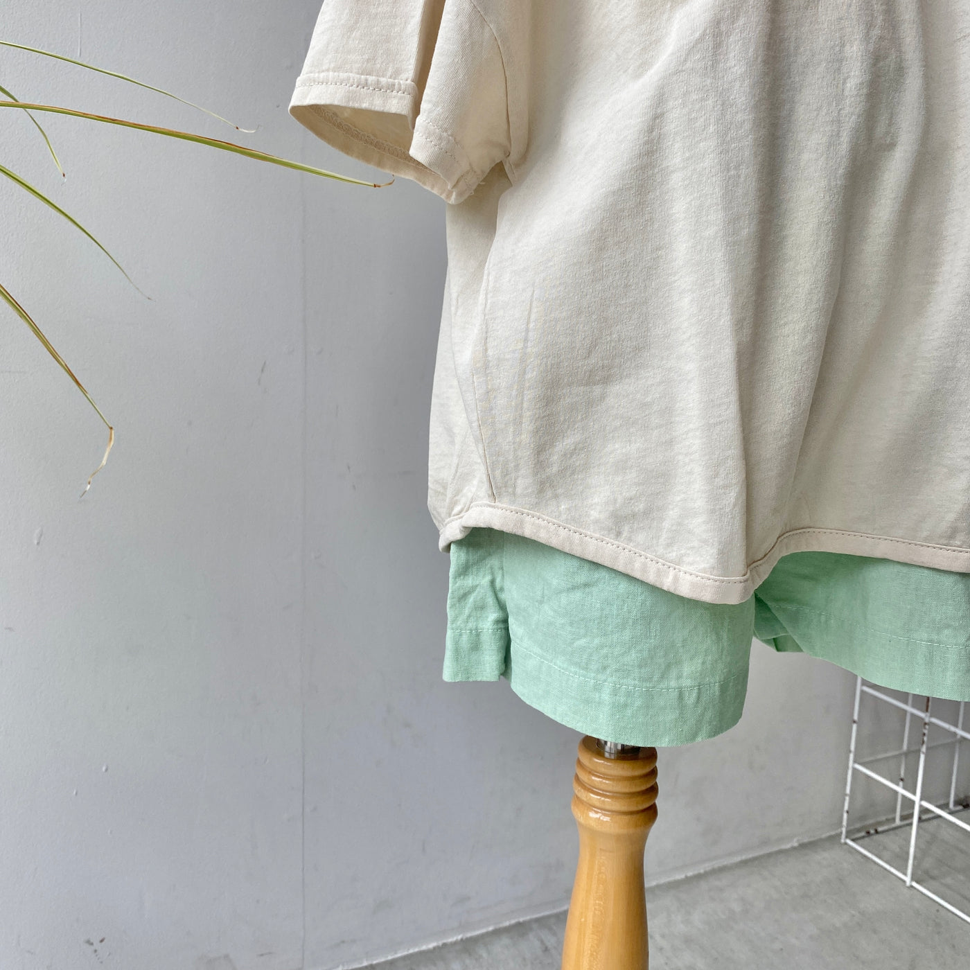 【hamomisi】Cotton Plain t-shirt(90~120)