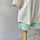 【hamomisi】Cotton Plain t-shirt(90~120)