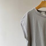 【hamomisi】Simple no sleeve T-shirt(90~120)