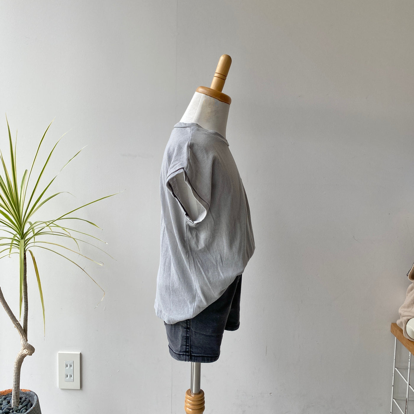 【hamomisi】Simple no sleeve T-shirt(90~120)