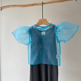 【hamomisi】Puff sleeve blouse(80.90.110)