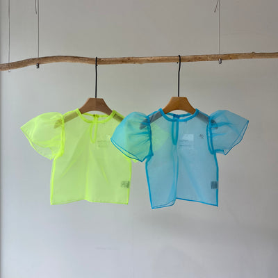 【hamomisi】Puff sleeve blouse(80.90.110)