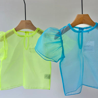 【hamomisi】Puff sleeve blouse(80.90.110)