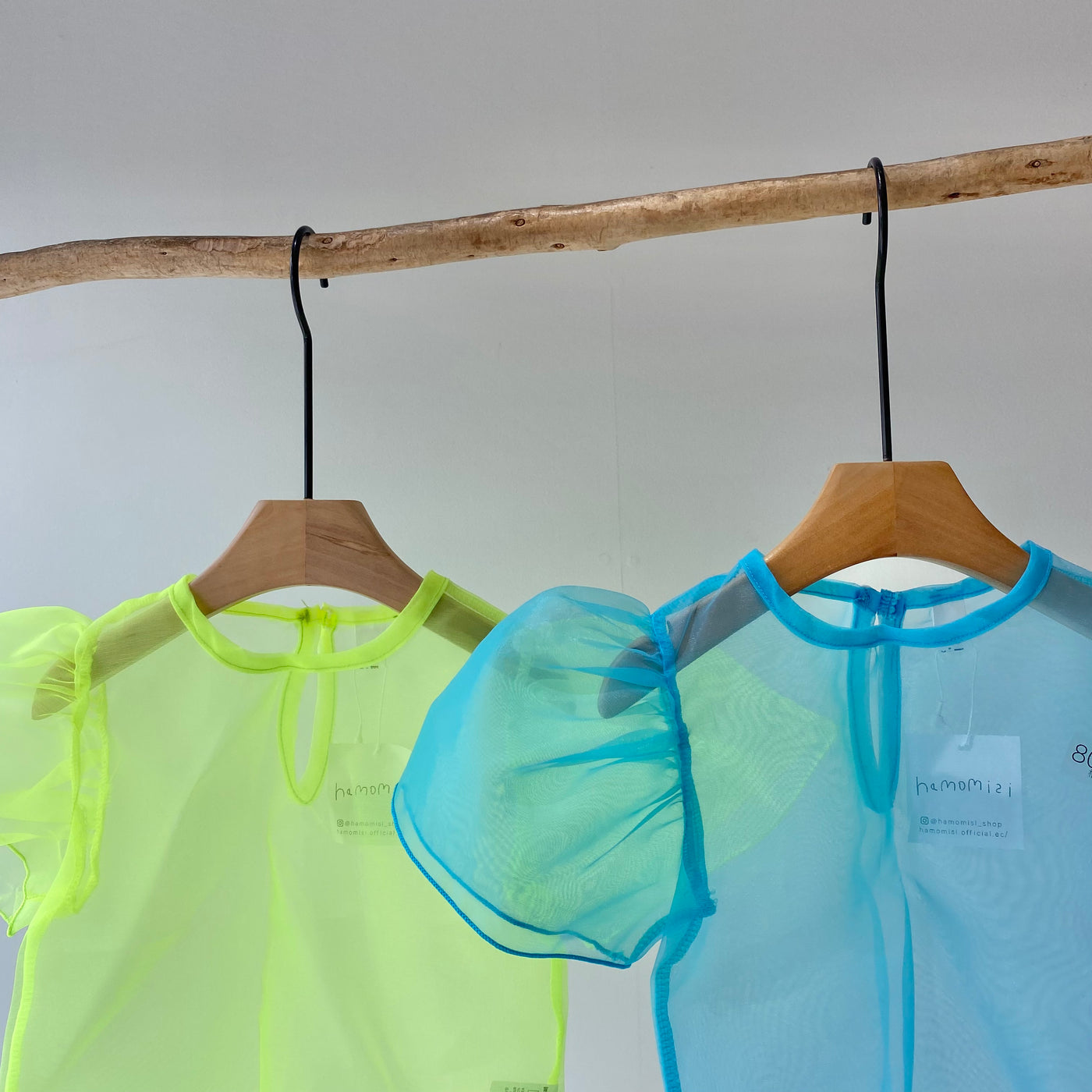 【hamomisi】Puff sleeve blouse(80.90.110)