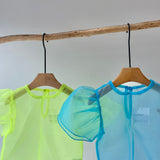 【hamomisi】Puff sleeve blouse(80.90.110)