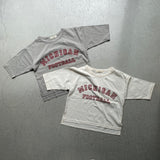 【hamomisi】Plain long T-shirt(80~150)