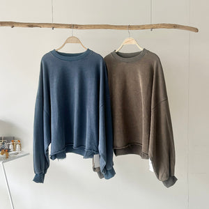 【ハモミシノオトナフク】Volume sleeve pullover