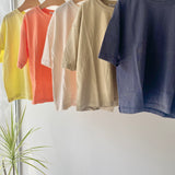 【hamomisi】Simple T-shirt(80~130)