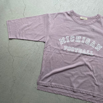 【hamomisi】Plain long T-shirt(80~150)