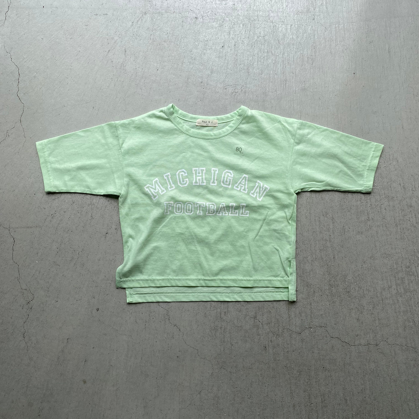 【hamomisi】Plain long T-shirt(80~150)