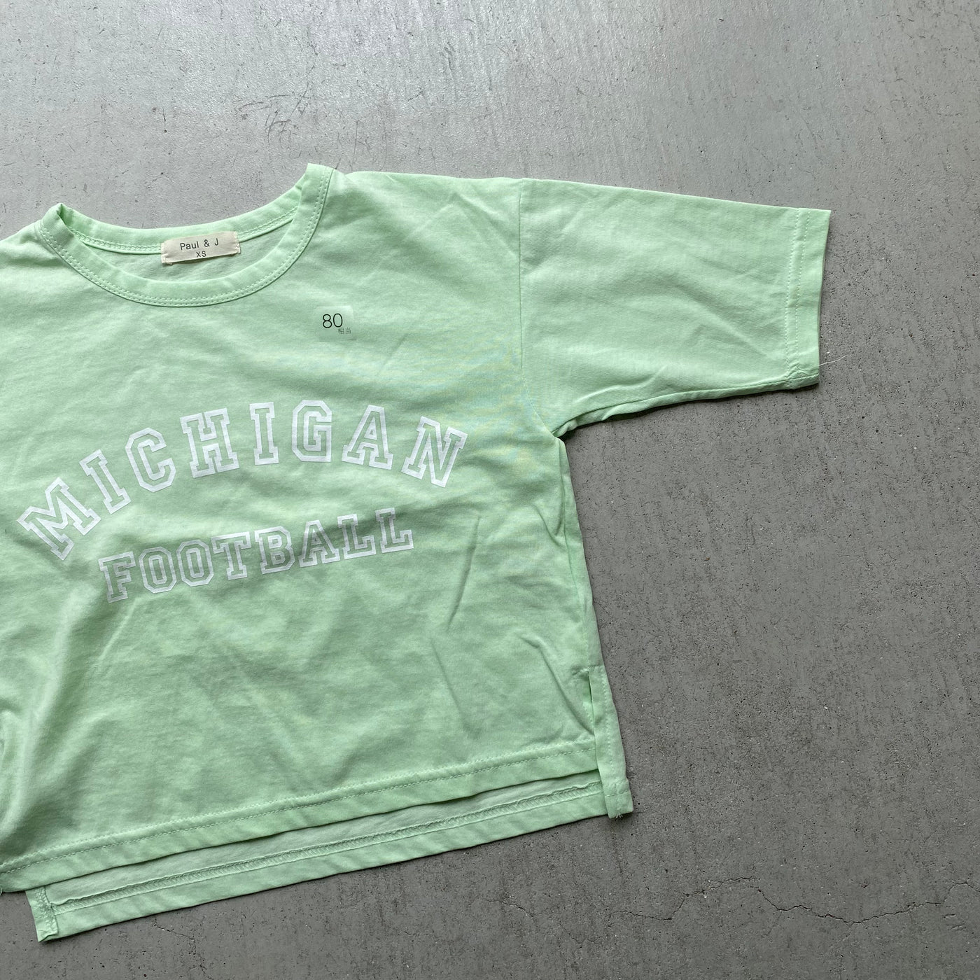 【hamomisi】Plain long T-shirt(80~150)